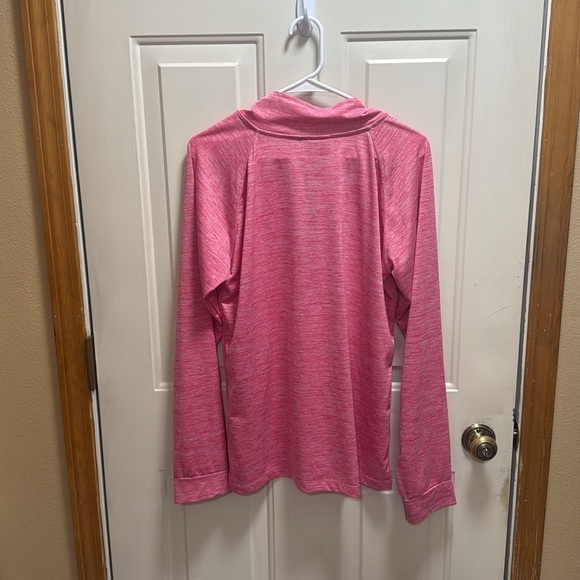 Woodland Creek Pink Quarter-Zip Pullover size XL - Picture 2 of 8